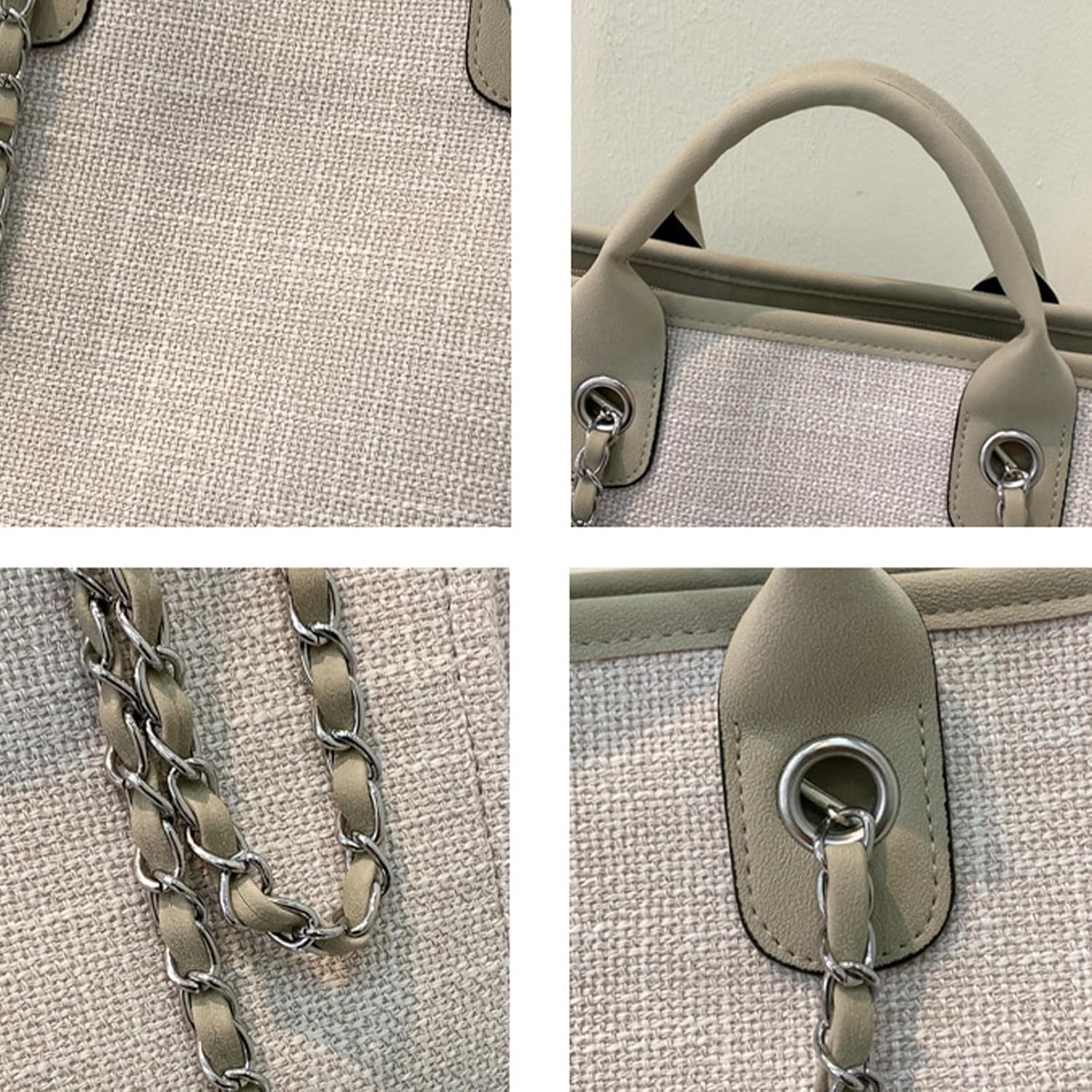 Tote Bag for Women Large Canvas Travel Handbags Bag Womens Work Tote Bags With Zipper Cute Bags - Image 5