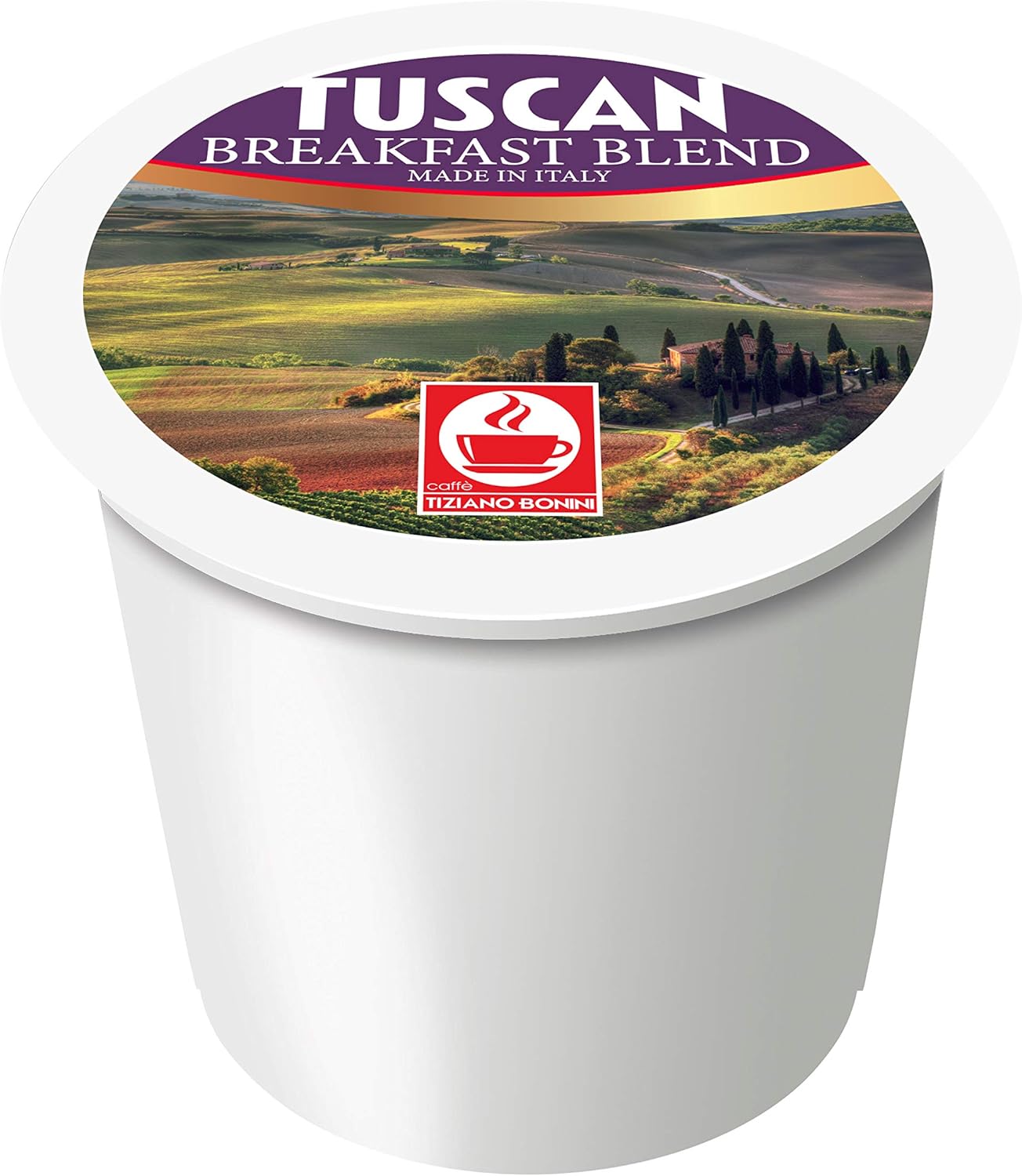 Tuscan Breakfast Blend Coffee Pods, 24 Count, Made in Italy