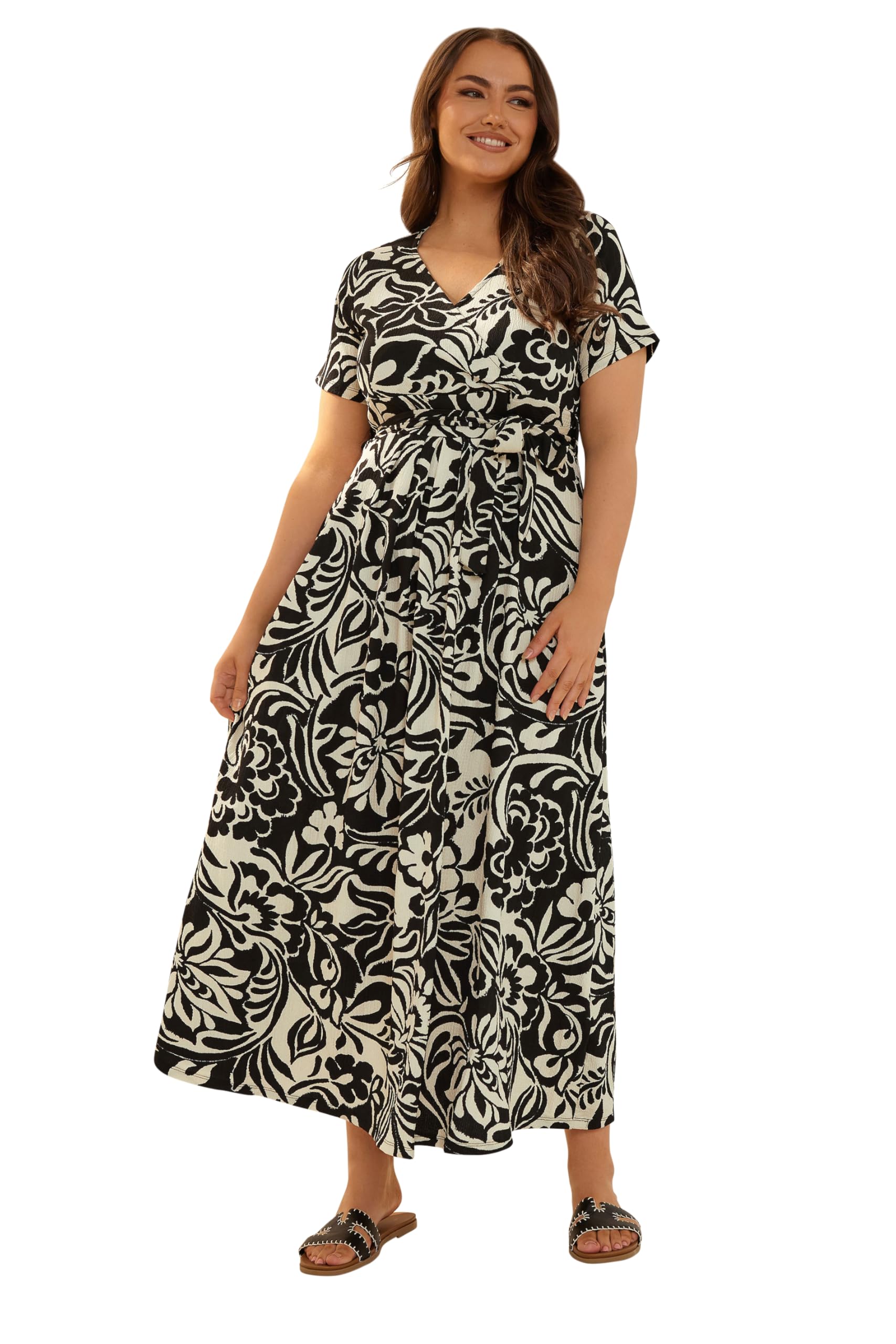 Yours - Women's Maxi Dress - Black - Size 20