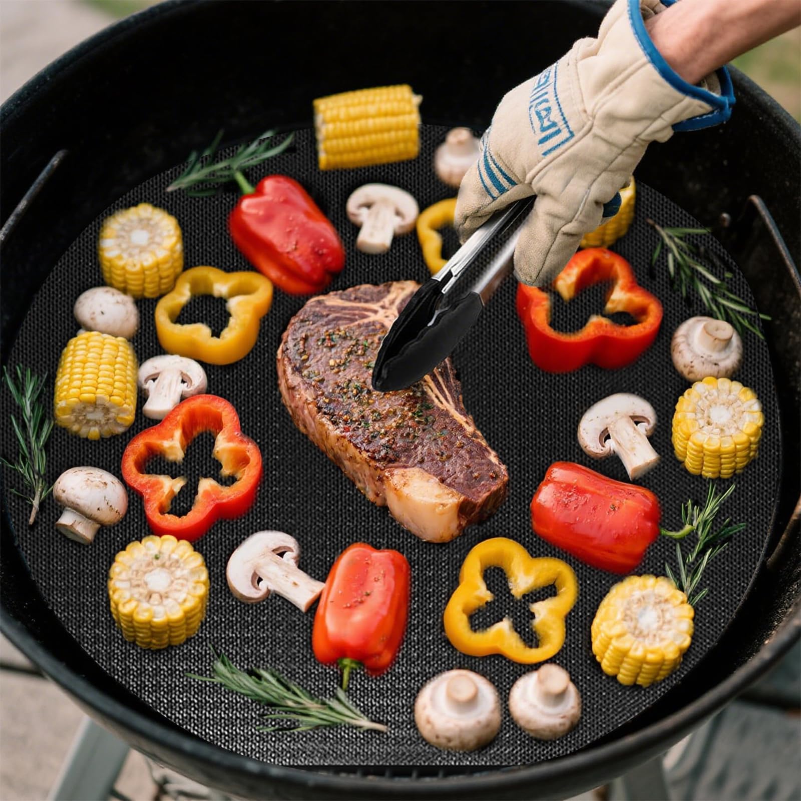 Plaque De Cuisson Pour Barbecue - Bbq Grill Mat Grille Tapis Teflon