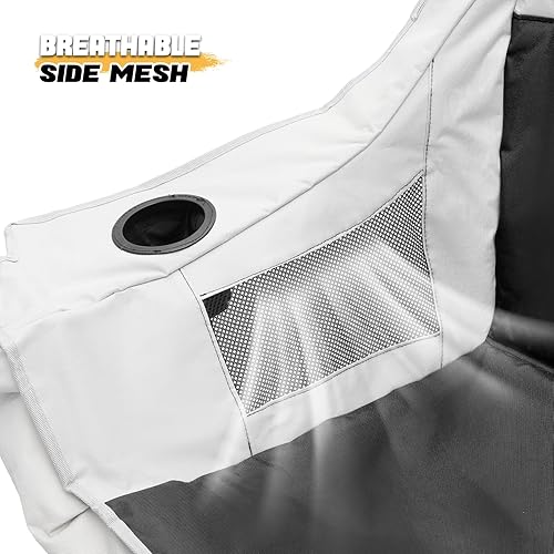 Miniatura 7 de MoNiBloom Silla plegable doble para camping, para exteriores, playa, césped, picnic, senderismo, viajes, portátil, plegable, plegable, para 2