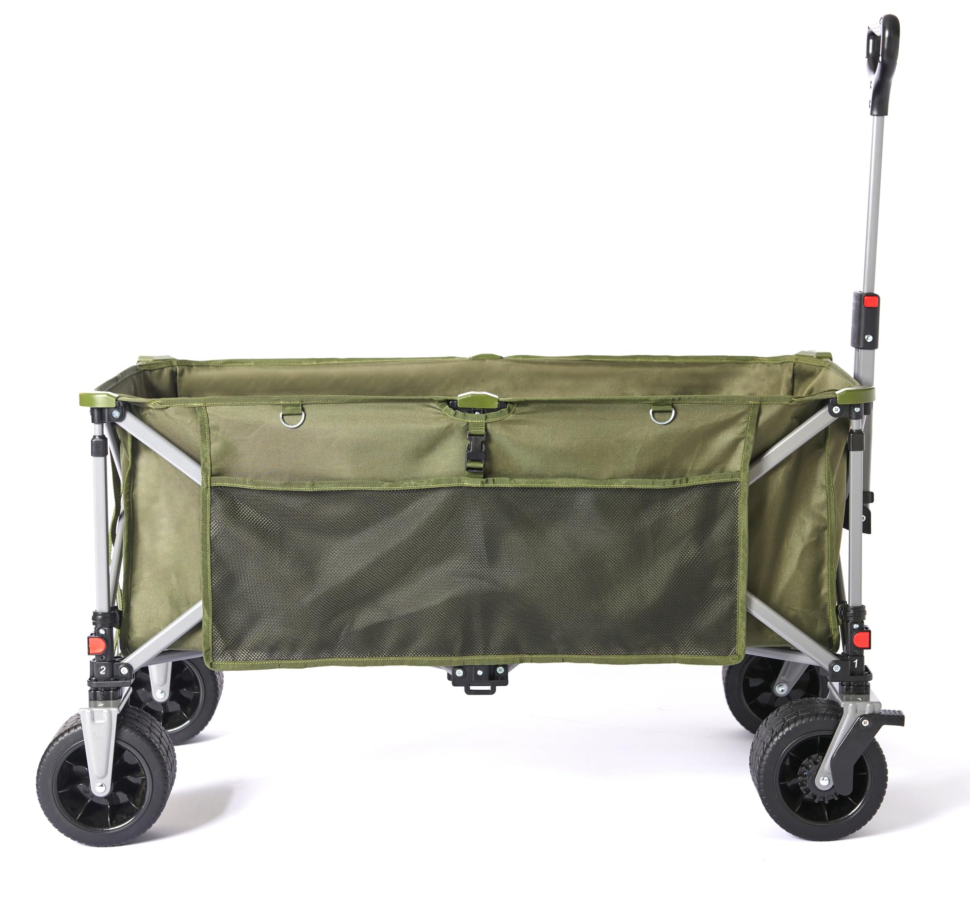 Coleman Carro de Camping Plegable | Carro Plegable de Arrastre |Carrito de Festivales de 4 Ruedas | Carro de Mano portátil |Ruedas Desmontables |Capacidad de Carga de hasta 180 kg | 116 x 60 x 58 cm
