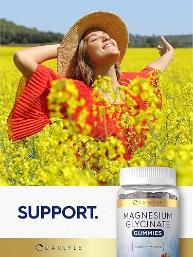 Miniatura 7 de Carlyle Gomitas de glicinato de magnesio  60 unidades  Sabor a uva  Vegano, sin OMG, suplemento sin gluten