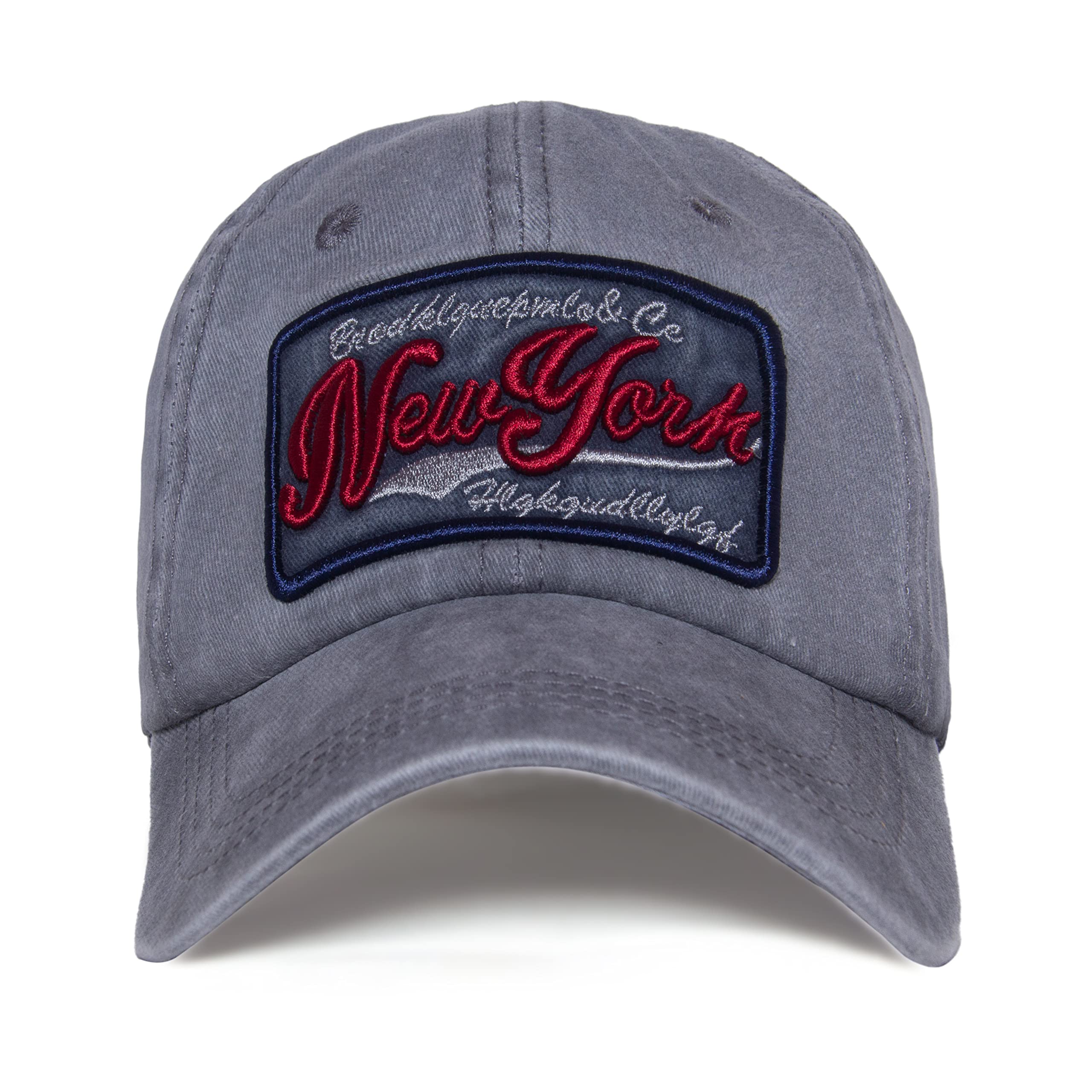 aavjo New York Design Unisex Denim Cotton Cap with Adjustable Strap-picture-24