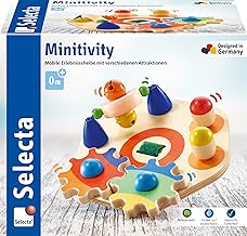 Selecta 62036 Minitivity Wooden Motor Skill Toy, 14 cm, 14 cm