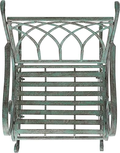 Miniatura 6 de Safavieh Outdoor Collection PAT5030 - Silla para niños, color verde oscuro antiguo