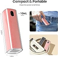 Vista 7 de Kit de Limpiador de Pantalla de 2 Piezas, Herramienta de Botella de Spray Limpiador con Niebla 3 en 1 para Pantalla Táctil y Paño de Microfibra