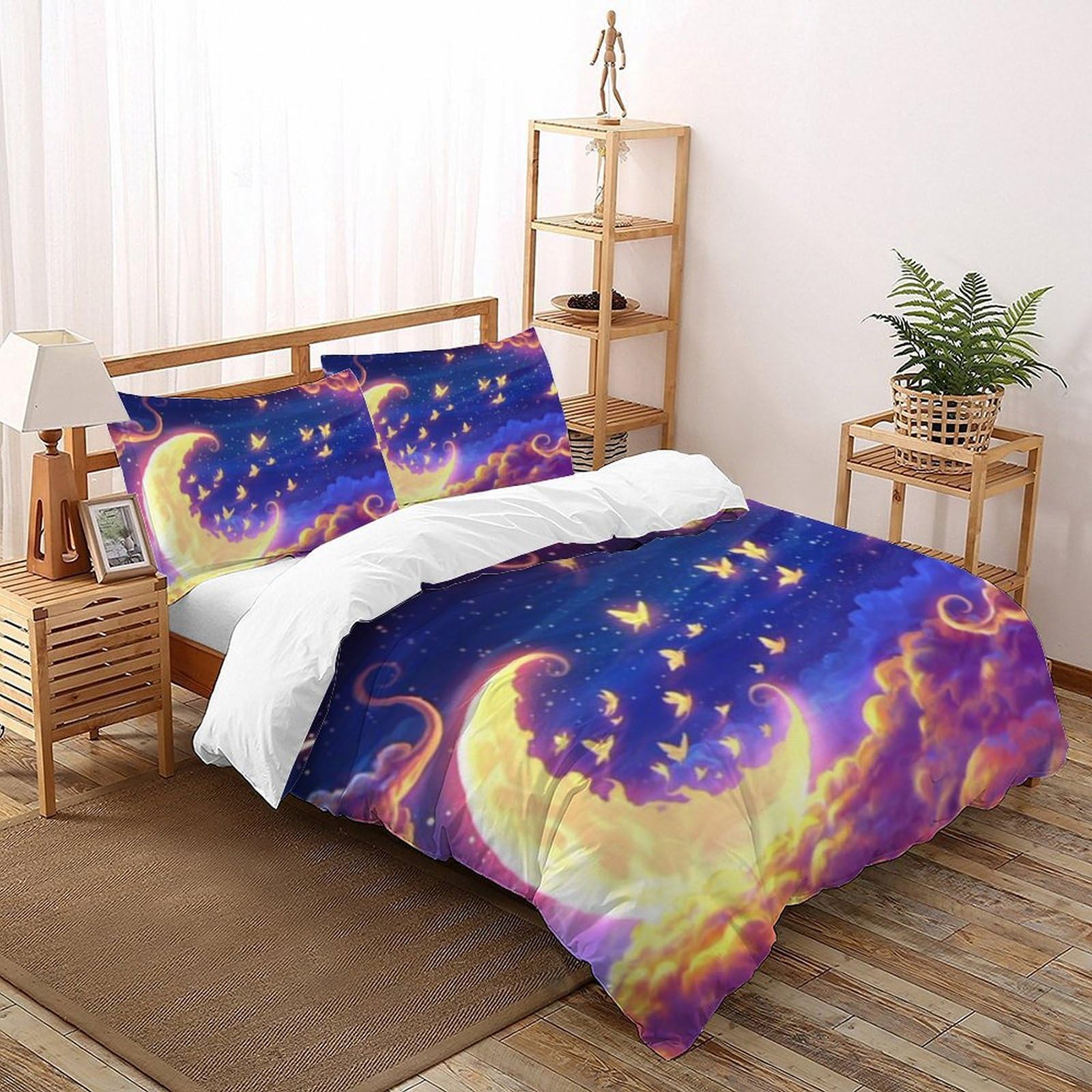 Housses de couette 3D enfants fermeture éclair pour grand lit Super King 260x220 cm