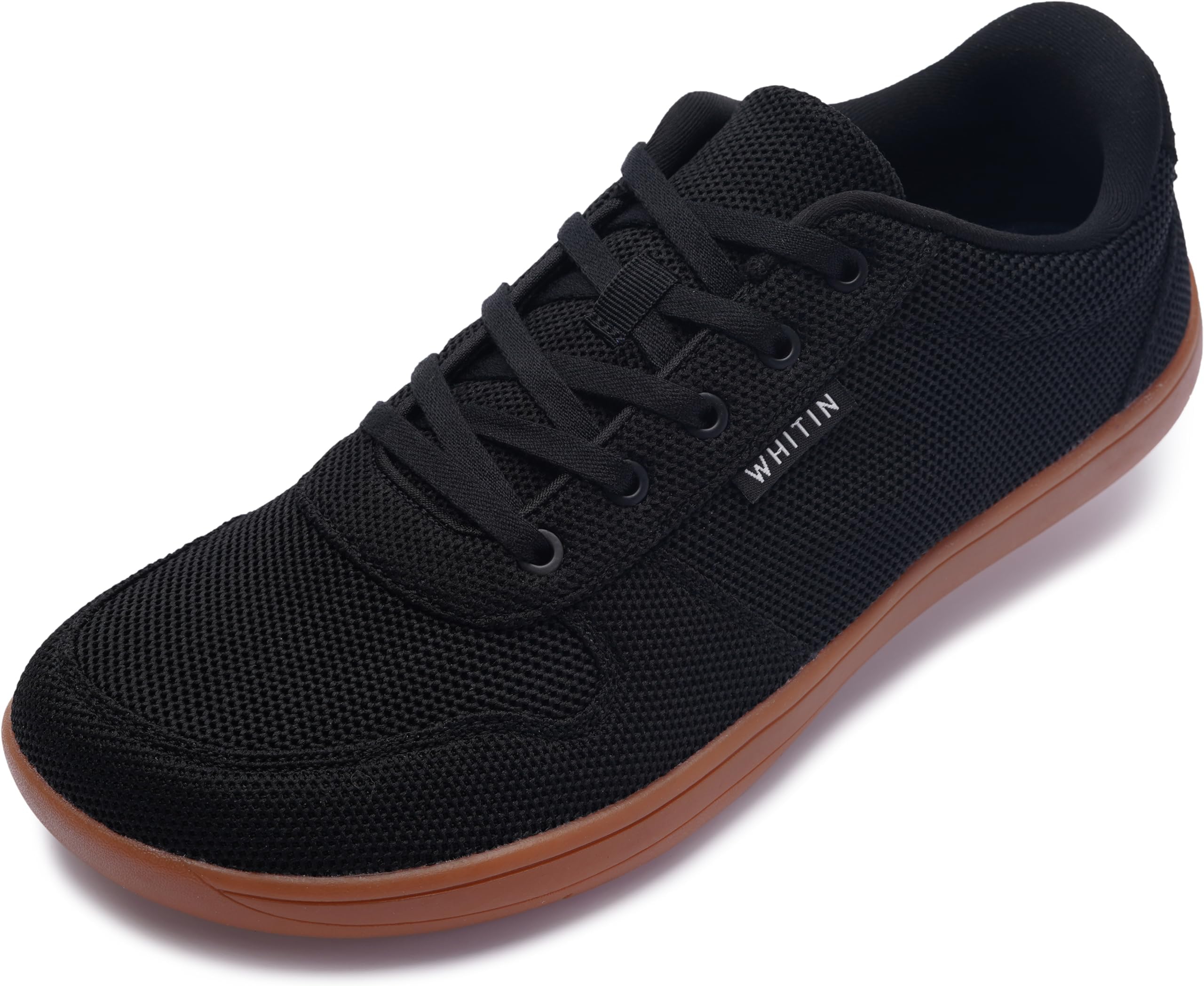 WHITINMen's Wide Barefoot Shoes | Canvas Minimalist Sneakers | Zero Drop Sole