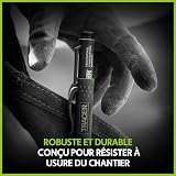 Tracer Clog-Free Black Construction Marker with Site Holster (All-Purpose Marker perfect for shiny and dusty surfaces.) - Black - 6