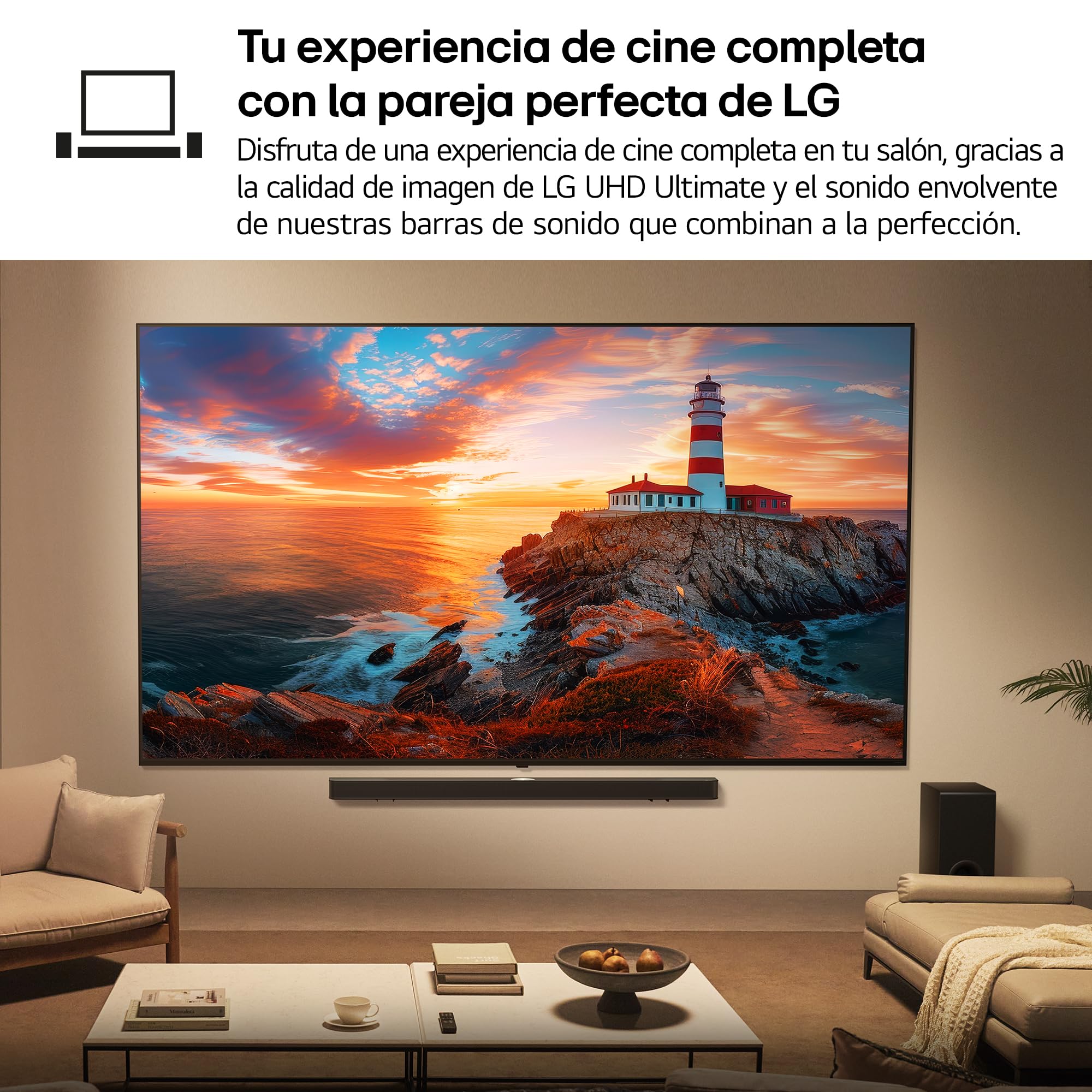 LG 43UA73006LA - TV 43", UHD 4K, WebOS 25, Ultimate IA, HDR10 Pro, Super Upscaling, Dolby Digital Plus, Google Assistant, Negro