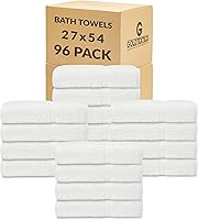 Vista 17 de GOLD TEXTILES Toallas de mano blancas de alta calidad (paquete de 24, 16 x 27 pulgadas), toallas de salón de lujo, uso multiusos para baño, manos