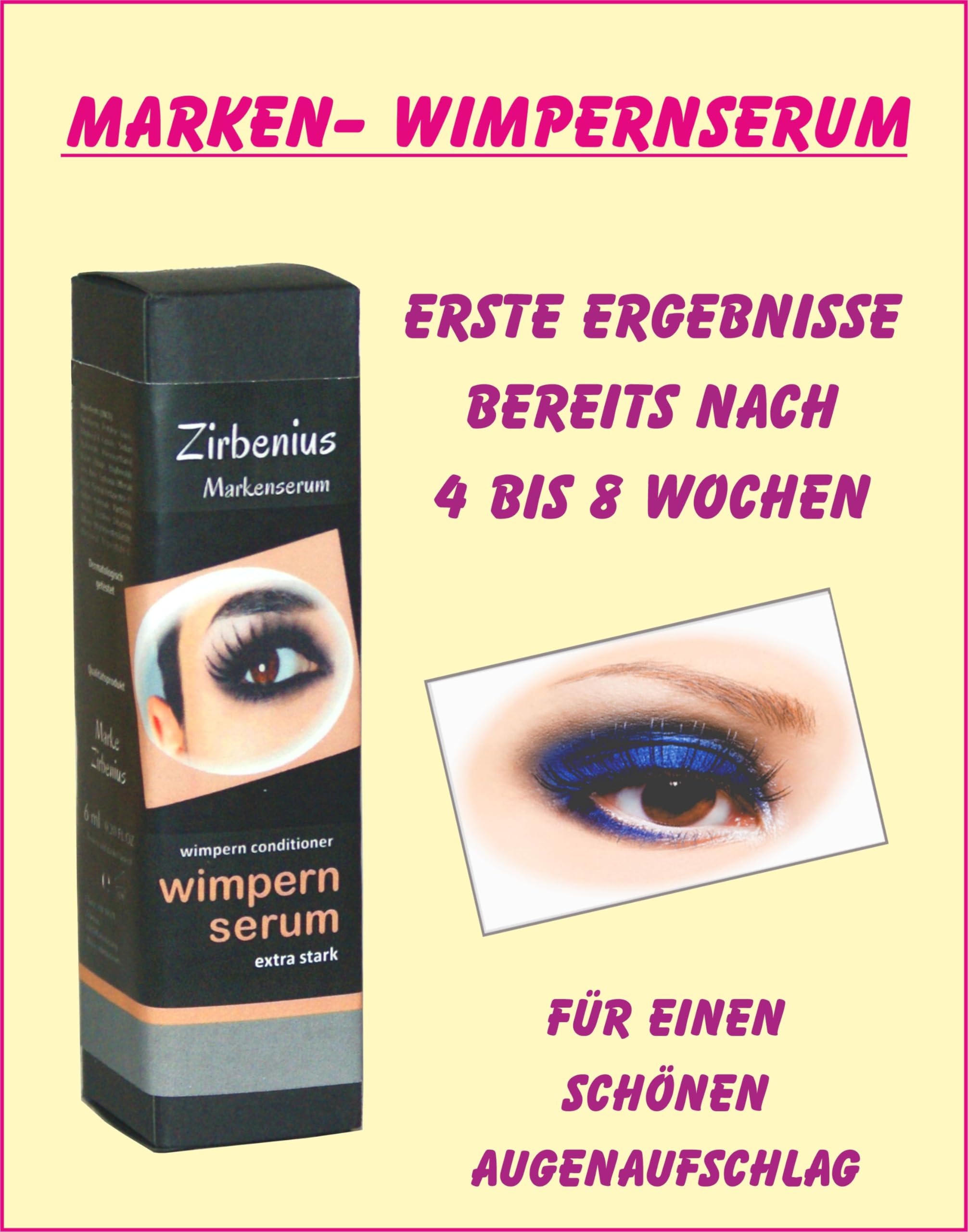 Wimpernserum, Eyelash-Serum, Wimpernwunder, extra stark, Markenserum zur Wimpernverlängerung; (12 ml)