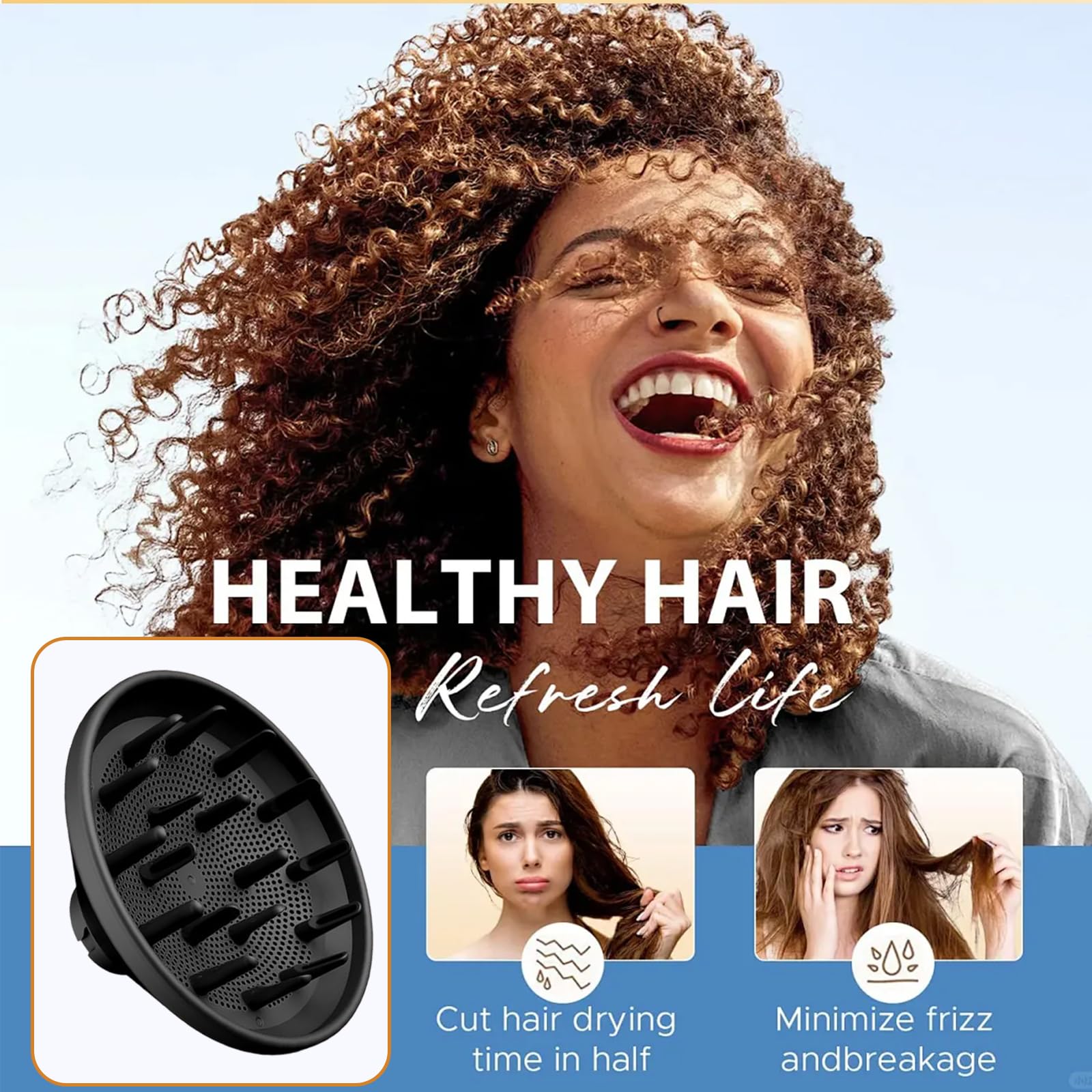 Amazon.co.jp: For シャークFlexStyleヘアドライヤー用ディフューザー