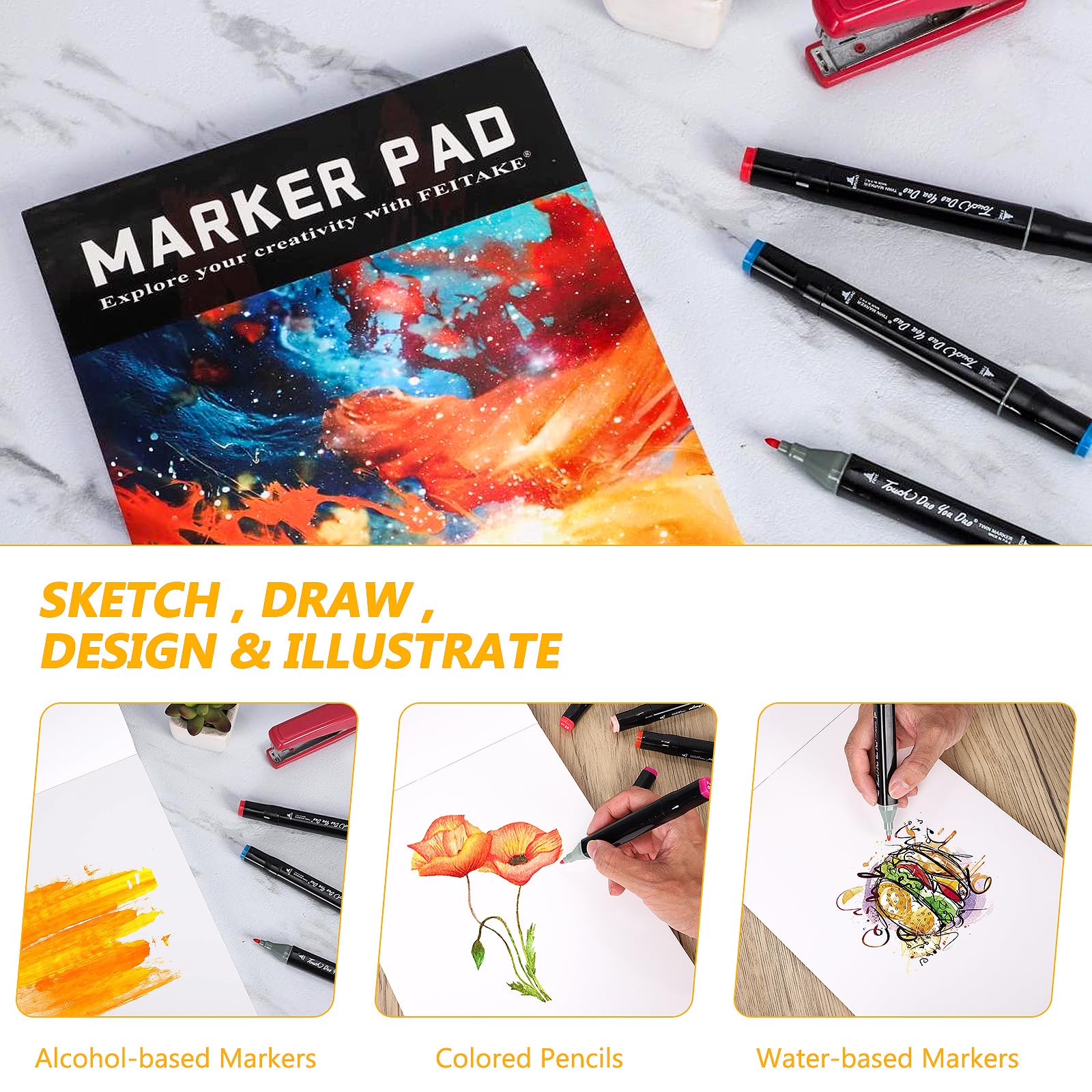 Alcohol Markers Copic Marker Paper A4 Paper A5 Bleedproof Marker