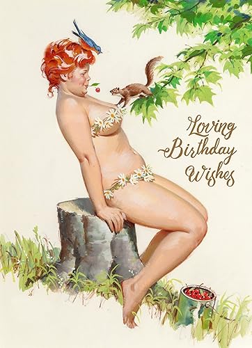 Miniatura 8 de PIXILUV Tarjeta de felicitación de feliz cumpleaños  Rosas rosas suaves y hojas verdes  Tarjeta de felicitación grande vintage de deseos de