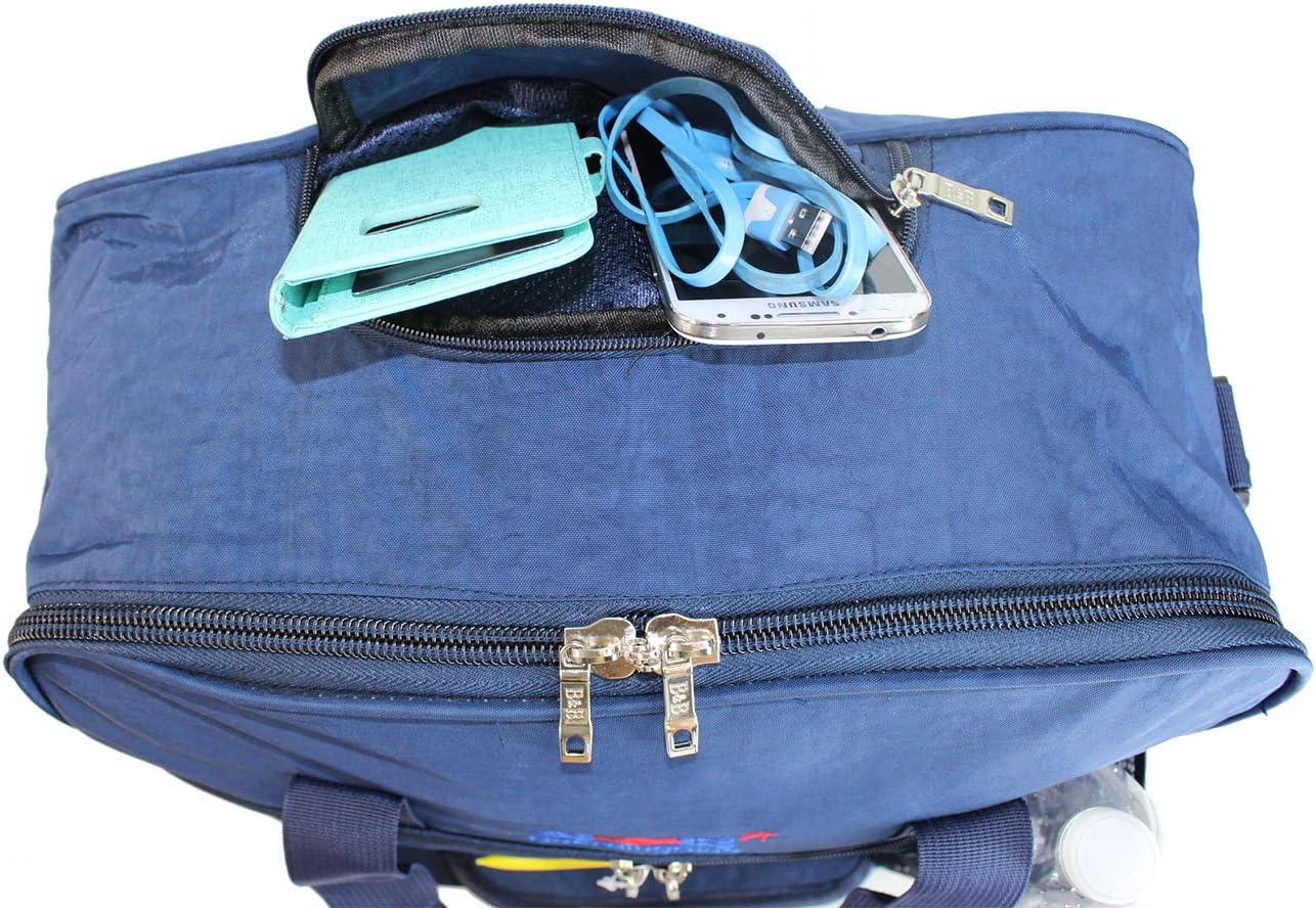 16" Personal item Under Seat Duffel for Allegiant Air (Navy)