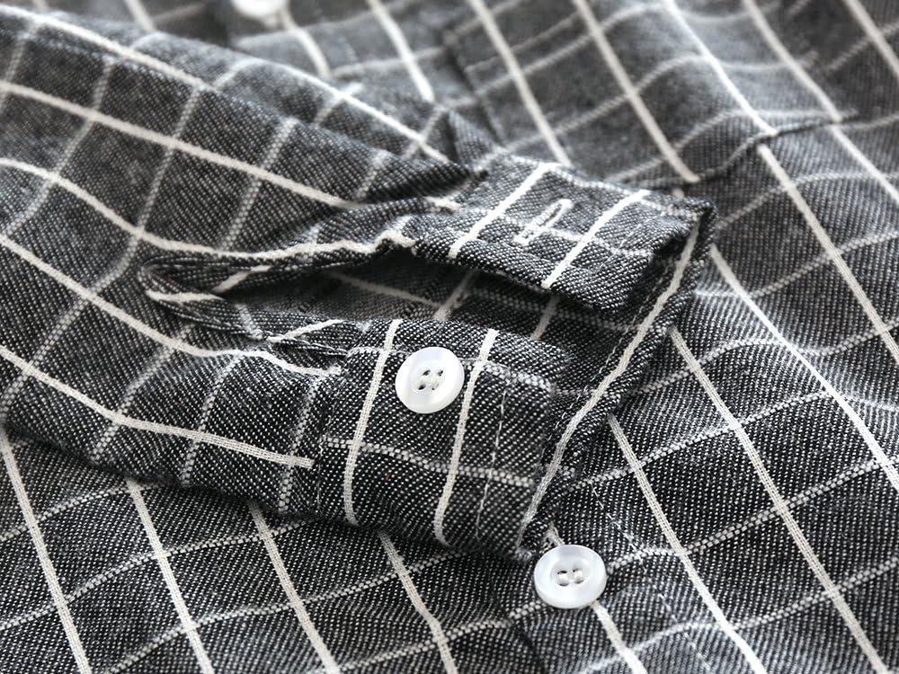 Kimocat Baby Boy Casual Suit 2pcs Cotton Long Sleeve Plaid Button-Down Shirt Pant with Suspenders Outfits Clothes Set - Image 4