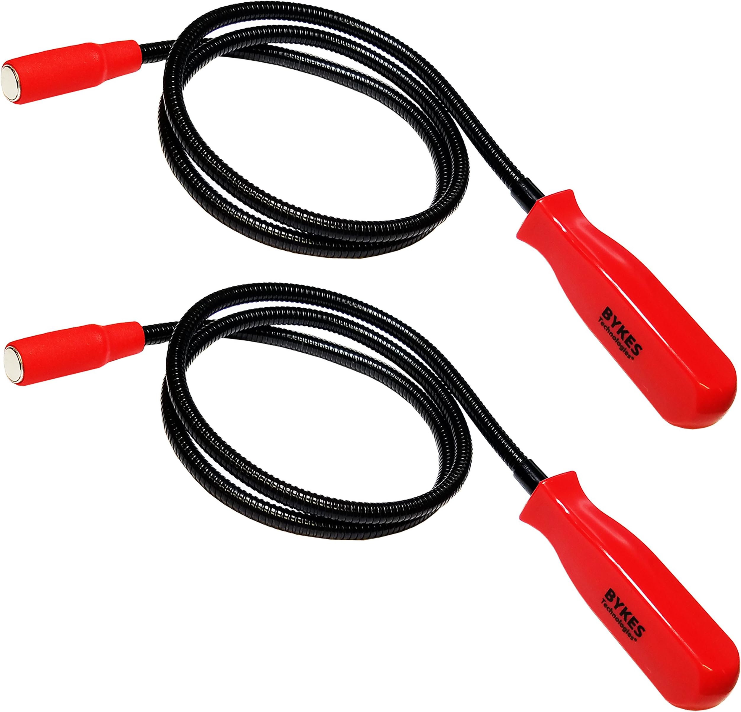 BYKES Set of 2, 24-Inch Flexible Magnetic Pick-Up Tool (Set of 2-24" Long)