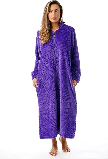 Best just love plush zipper lounger robe