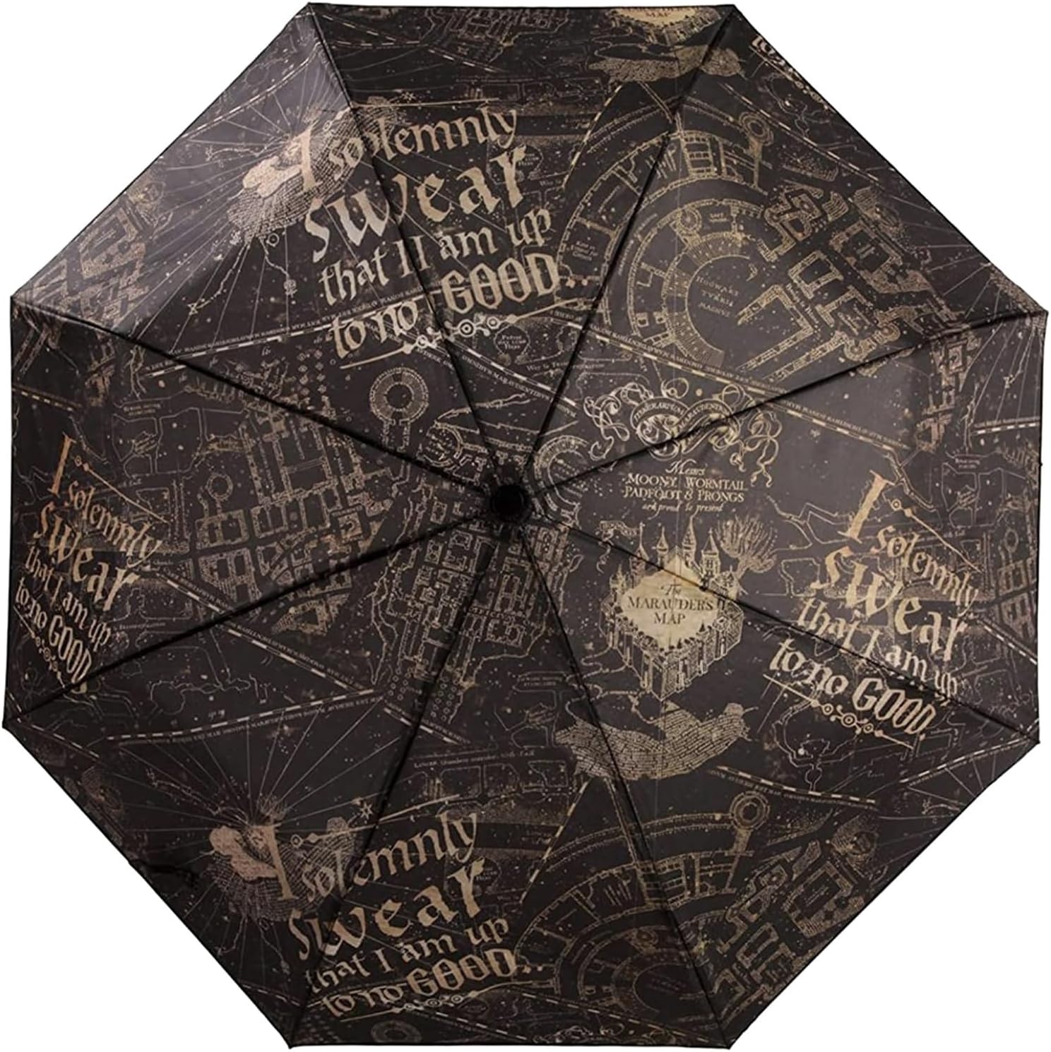 Harry Potter I Solemnly Swear Marauder's Map Umbrella Standard