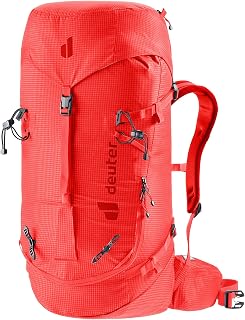 Deuter Women’s Guide 32 + 6L SL Alpine Backpack, Technical Ski Alpine Pack - Poppy-Crimson