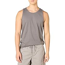 Amazon Essentials Top a Canotta Regular Fit Uomo, Grigio, XXL