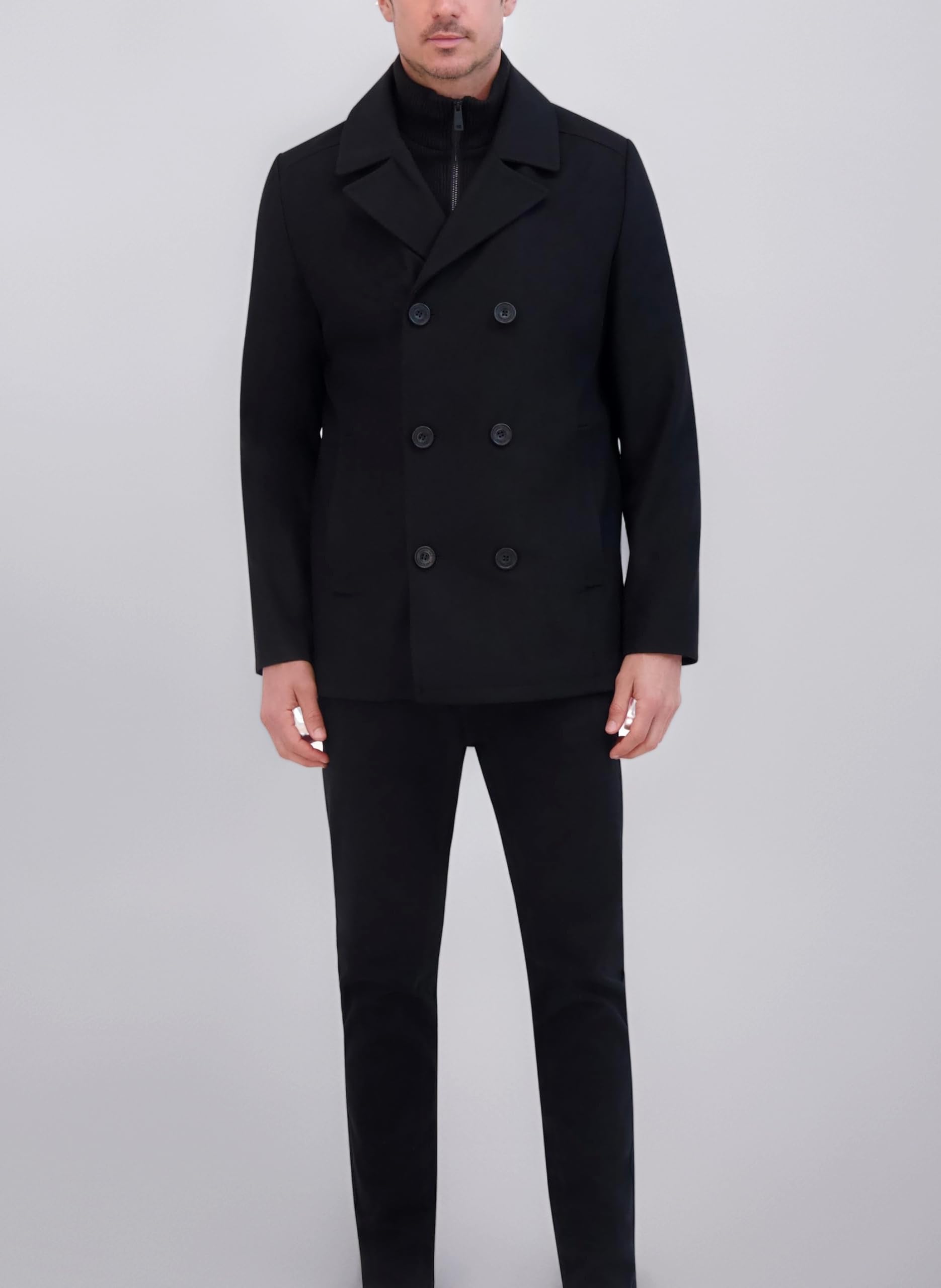 Kenneth Cole Men's Men's Wool Top Coat Wool Coat