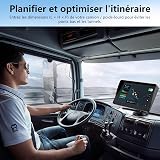 GPS Navigation Voiture 7 Pouces 2026 – Cartes Europe, Mises à Jour Gratuites, Alerte Vitesse & Poi, Guidage Vocal pour Camping-Car/Camion - 5