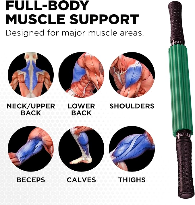 THERABAND Roller Massager Stick Standard para masaje muscular miniatura 4