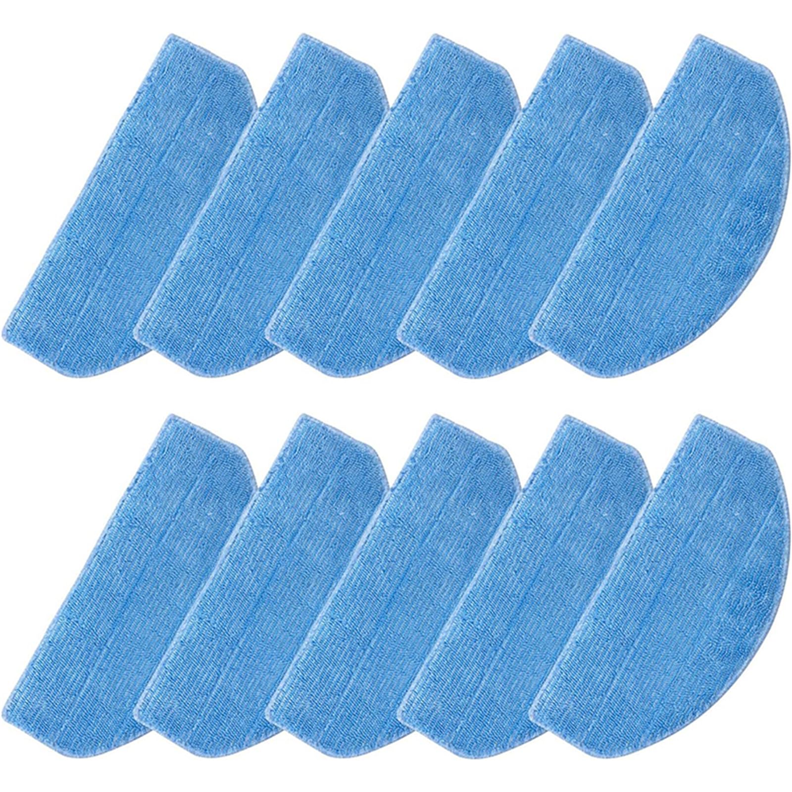 Mekalero 10 Pcs Mopping Pads Sweeping Machine Cleaning Cloth Mop Pad for G8000 / G8000Pro Replacement Parts Robotic Mopping Pads