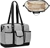Damero Nurse Work Bag, Nurse Laptop Utility Tote for Home Visits Women Medical Supplies