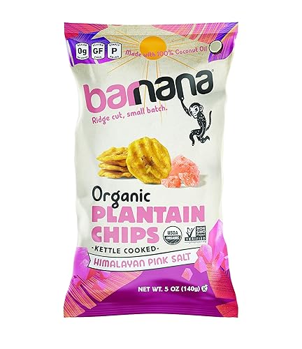 Miniatura 14 de Barnana Patatas fritas de plátano orgánicas, lima Acapulco, tamaño aperitivo, 2 onzas (paquete de 6) – Paleo, vegano, sin granos