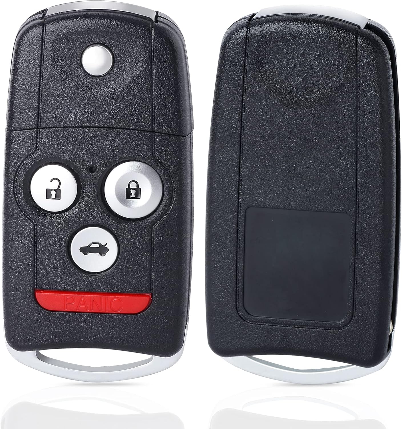 Keymall keyless Entry Replacement Flip Key Fob for Acura TL 2007 2008 (FCC ID:OUCG8D-439H-A 850G-G8D439HA) ID46 Chip 4B