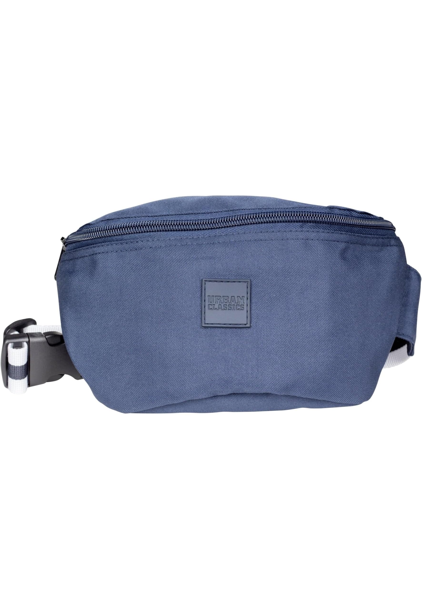 Urban Classics Hip Bag Striped Belt Messenger Bag, 24 cm, Multicolour (Nvy/Wht)