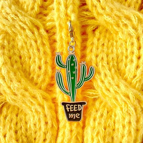 Miniatura 6 de Anjulery 36 Pcs Enamel Cat Charms for Jewelry Making - Animal Charms for Earrings Keychain Necklaces Stitch Markers Bookmarks Bracelets Crafts 36Pcs