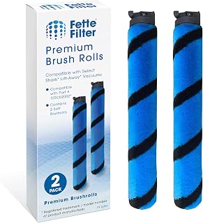 Fette Filter - Soft Brush Roll replacement Compatible with the Shark UltraLight Corded Vacuum Model #' HZ2002, HZ2000 Compare to Part # 125CU2002 - Pack of 2(check your model)