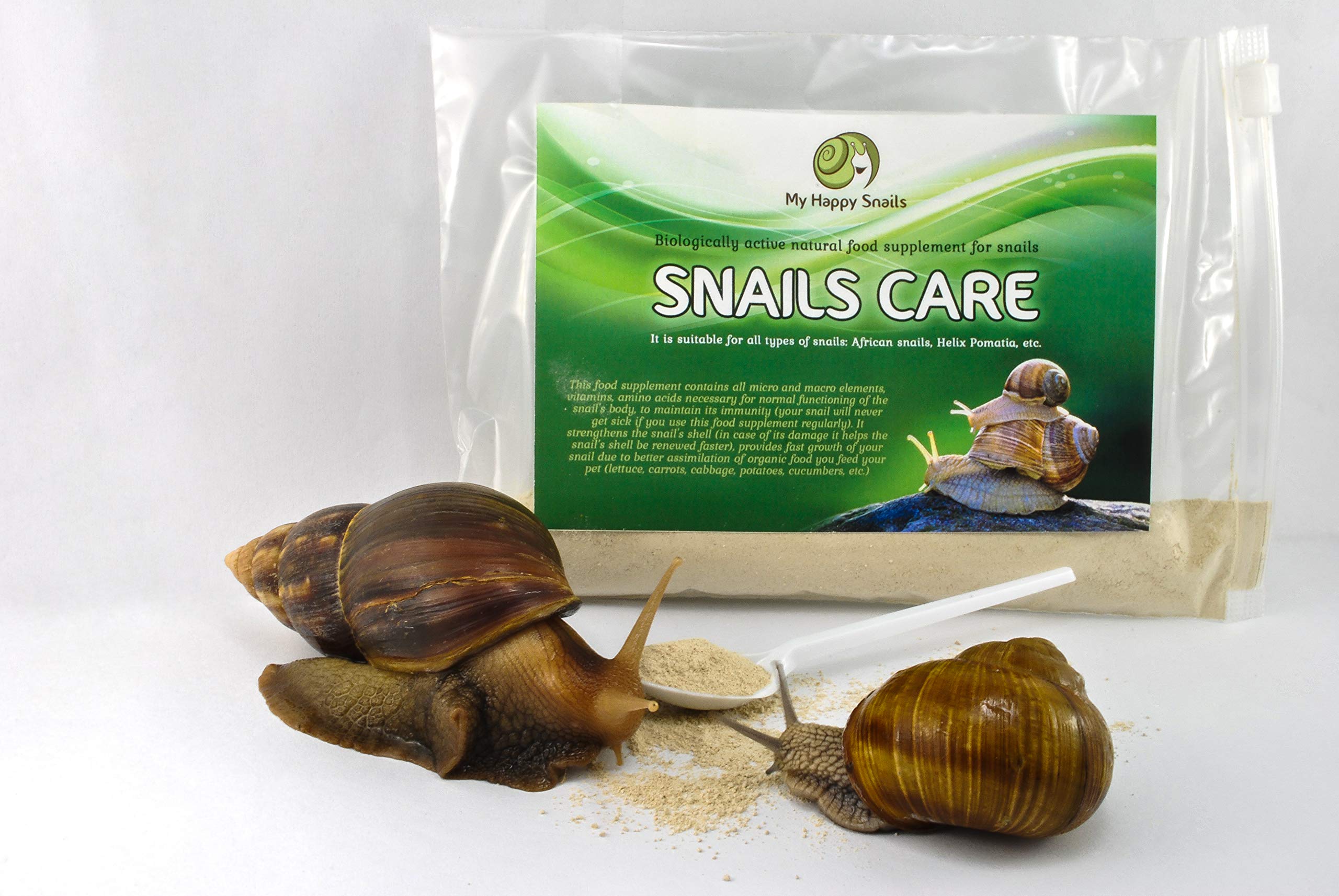 Buy Land Snail Food Big Pack 17.6 oz or 500 Grams Land Snail Food