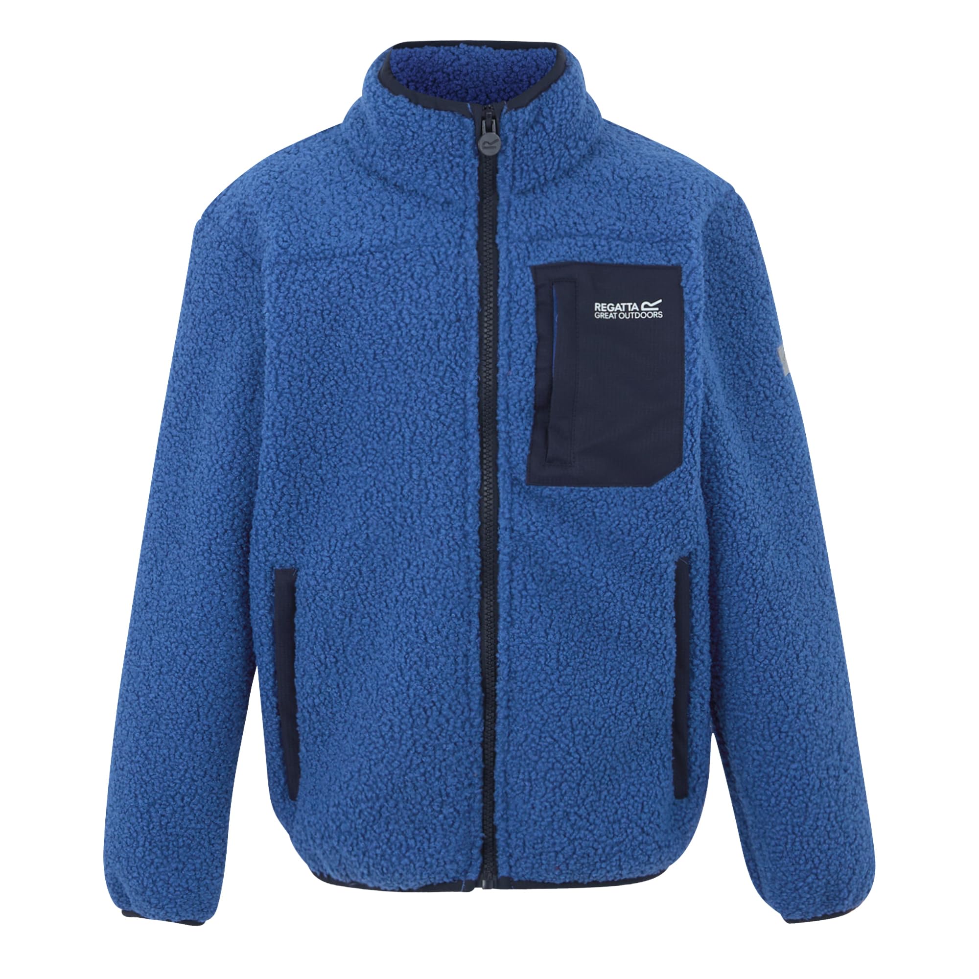 Regatta Kids Frankie Full Zip Warm Fleece Borg Insulated Winter Layer Jacket Top