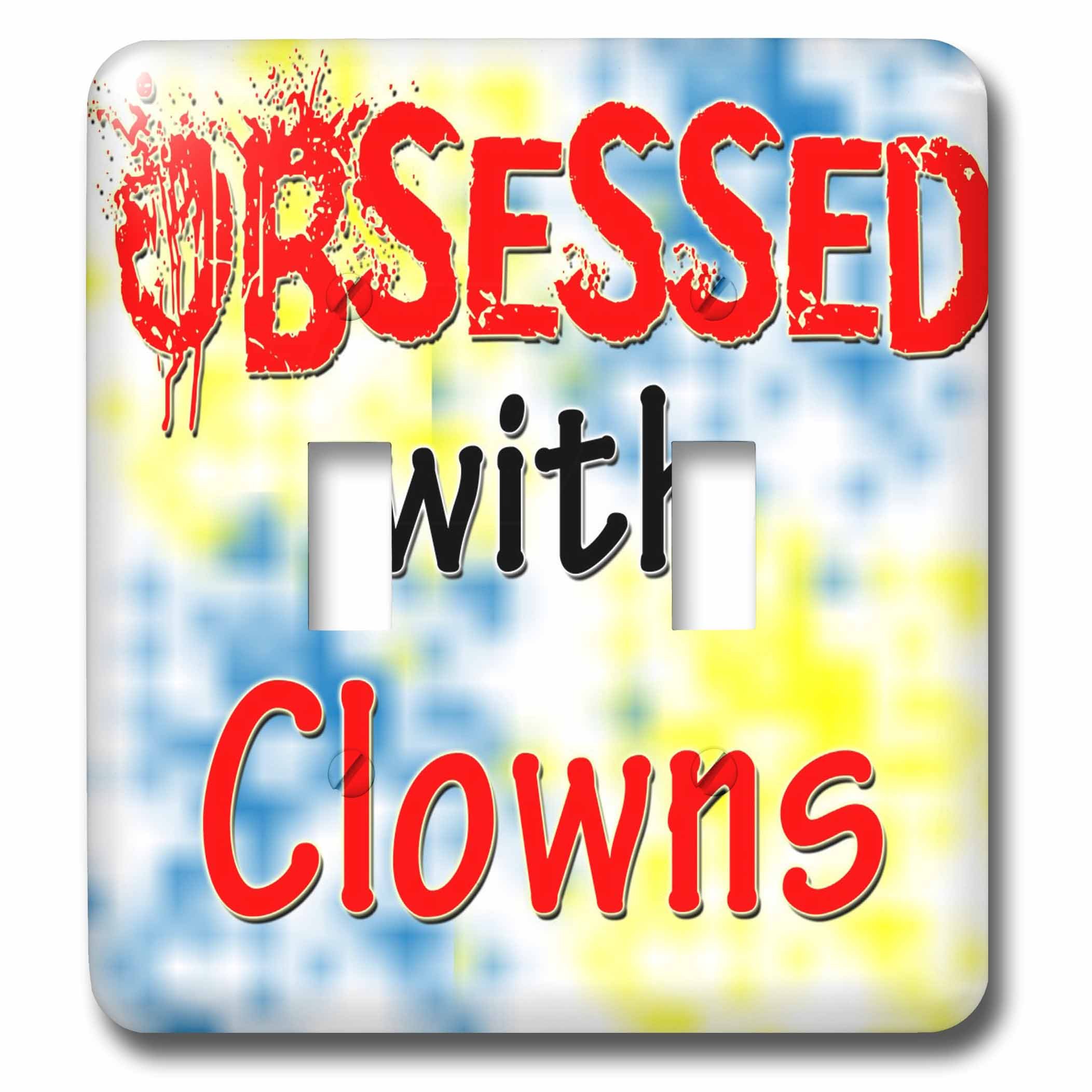 Interrupteur à bascule double obsédé par les clowns : finissez-en avec les murs blancs sans âme