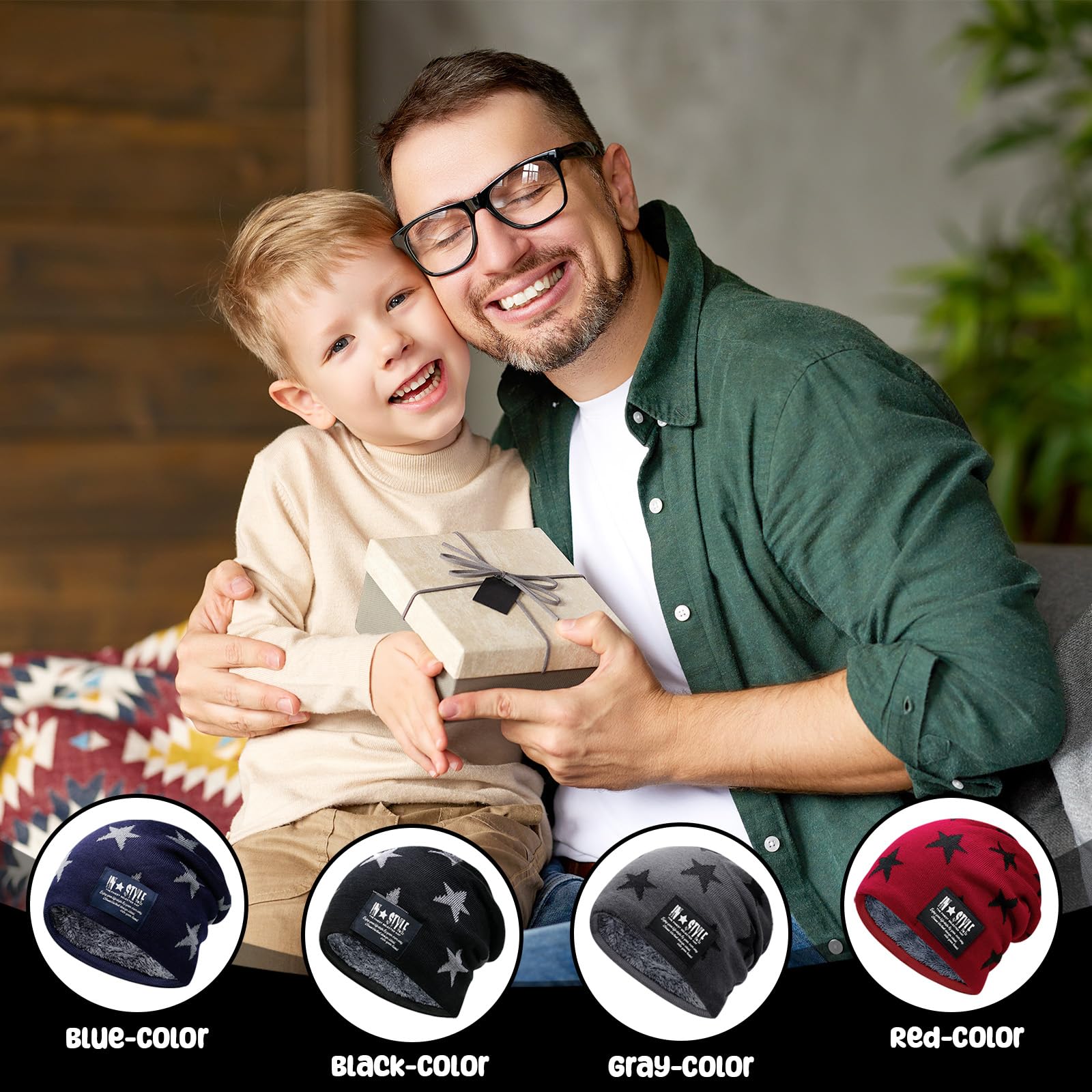 Gorro de Invierno y Braga Cuello Niño, Sombrero de Invierno Bufanda para Niños, Conjunto de Gorro y Bufanda de Tubo Regalo Para Niños Niñas 5-14 Años
