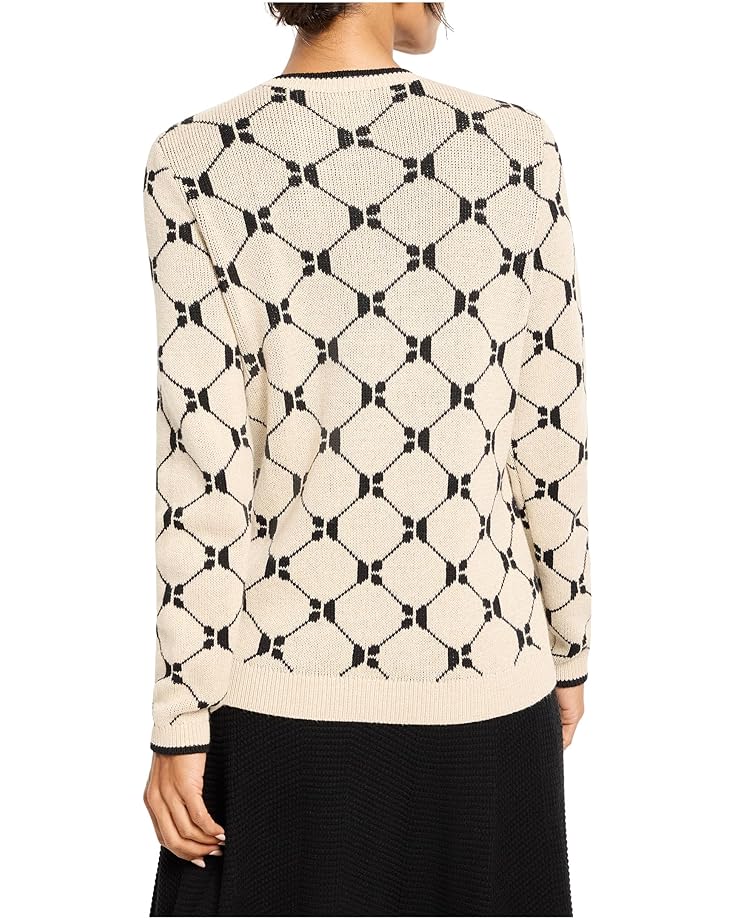 NIC+ZOE Geo Argyle Doubleknit Sweater - #3 of 3