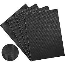 Sticky Anti-Slip Rubber Grip Tape, 4 Pcs with Grip for Handles, Black