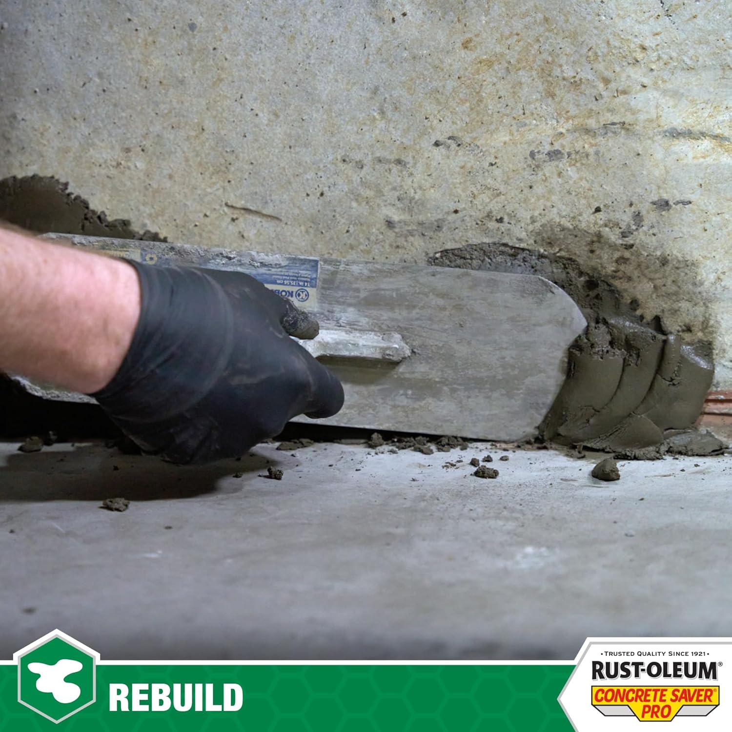 Rust-Oleum Concrete Saver Pro Hydraulic Cement, 20 lb, Gray