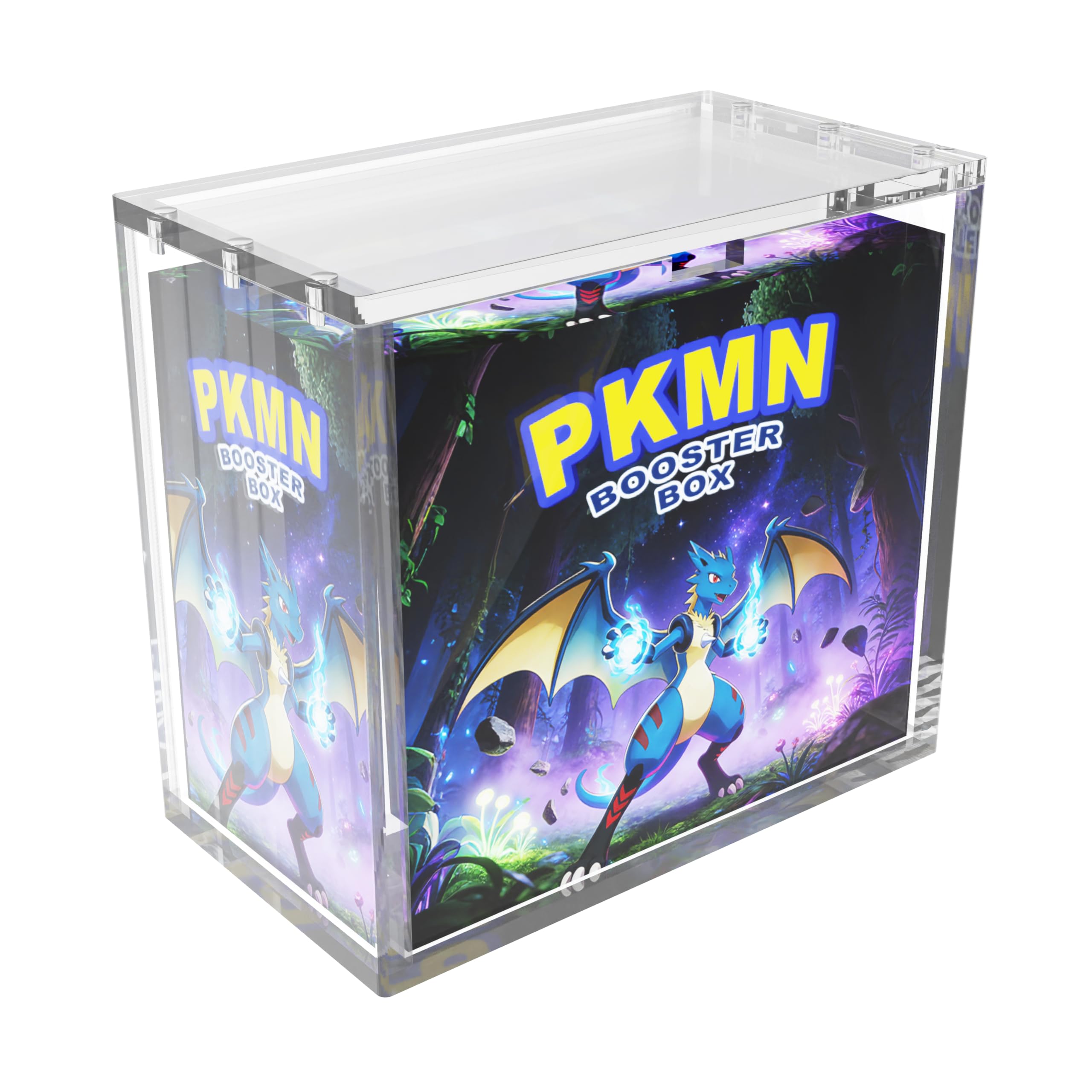 Amazon.com: PKMN Booster Box Acrylic Case - 8mm+5mm Thickness