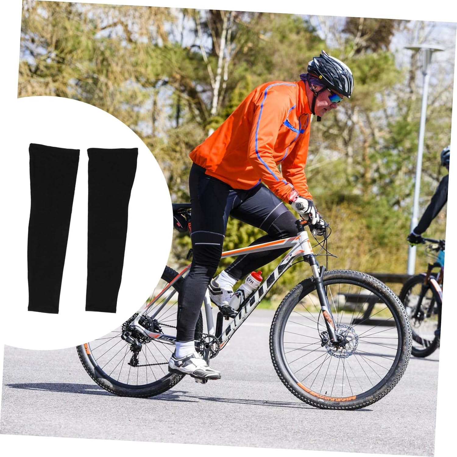UPKOCH Compression Sports Calf Sleeve Knees Warmers Fur Leg Sleeves Thick Fleece Outdoor Cover Thermals Legs