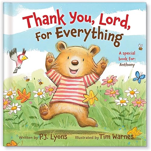 Thank You, Lord, for Everything - Personalised Children's Book - I See Me! (Hardcover)