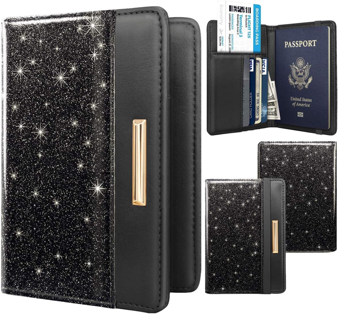 Coco Rossi Passport Holder for Travel Women Slim RFID Passport Cover Wallet image 2