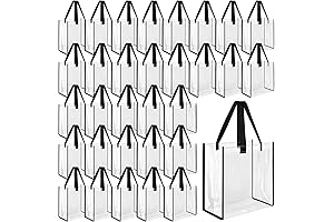 Eccliy 30 Pack 12x12x6 Inch Clear Tote Bag Stadium Approved