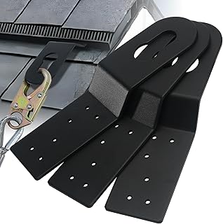 Roof Safety Anchor, Permanent Roof Anchors for Wood Roofs, Use With Roofing Harness, Safety Ropes, Other Roof Safety Equipment (3 Pack)